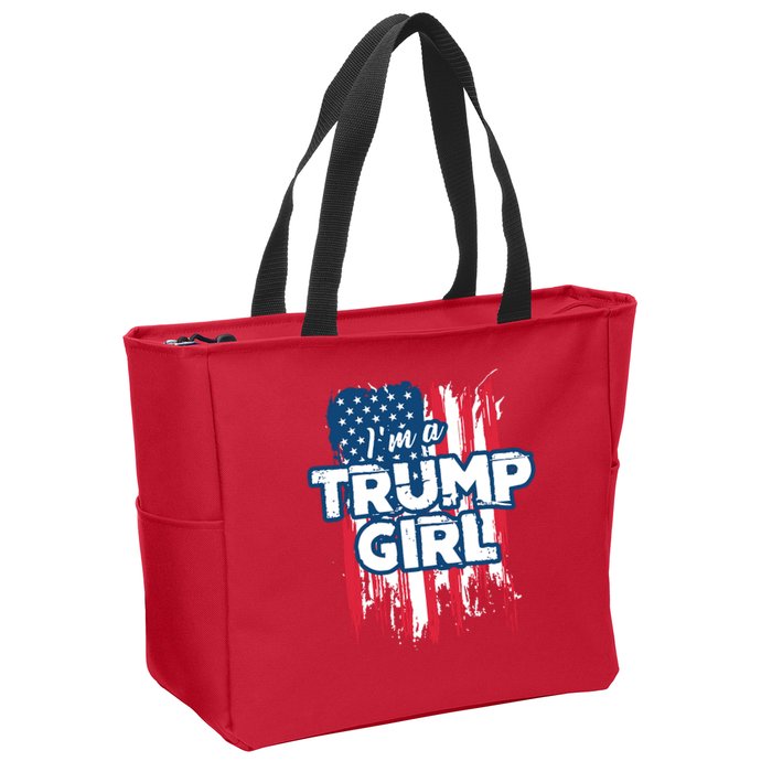 Im A Trump Girl Zip Tote Bag