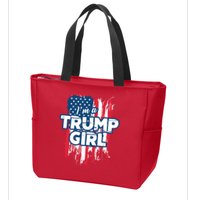Im A Trump Girl Zip Tote Bag
