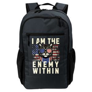 I Am The Enemy Within Kamala Harris 2024 Usa Daily Commute Backpack