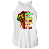 I Am The Storm Juneteenth Black History Month Women’s Perfect Tri Rocker Tank