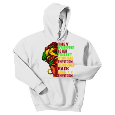 I Am The Storm Juneteenth Black History Month Kids Hoodie