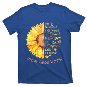 I Am The Storm Uterine Cancer Warrior Gift T-Shirt