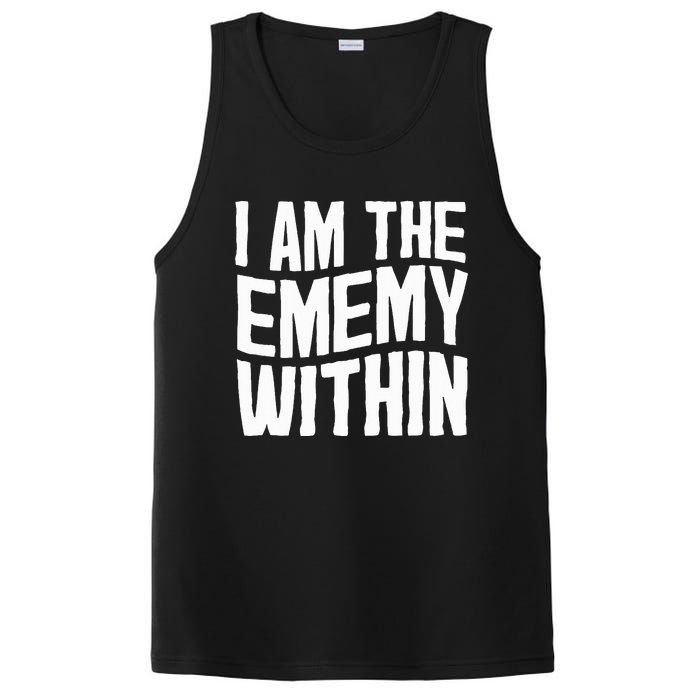 I Am The Enemy Within Pun Vintage The Enemy Within PosiCharge Competitor Tank