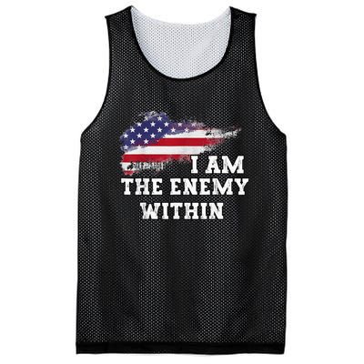 I Am The Enemy Within Mesh Reversible Basketball Jersey Tank