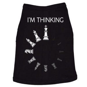 I Am Thinking Chess Pieces Im Thinking Chess Player Lover Doggie Tank