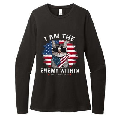 I Am The Enemy Within Kamala Harris 2024 Merch Womens CVC Long Sleeve Shirt