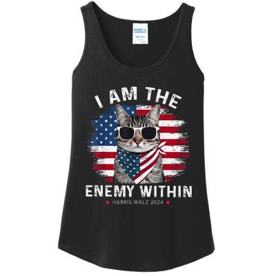 I Am The Enemy Within Kamala Harris 2024 Merch Ladies Essential Tank