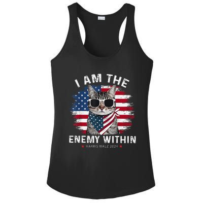 I Am The Enemy Within Kamala Harris 2024 Merch Ladies PosiCharge Competitor Racerback Tank