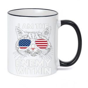 I Am The Enemy Within Kamala Harris 2024 Merch 11oz Black Color Changing Mug