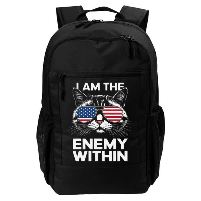 I Am The Enemy Within Kamala Harris 2024 Merch Daily Commute Backpack