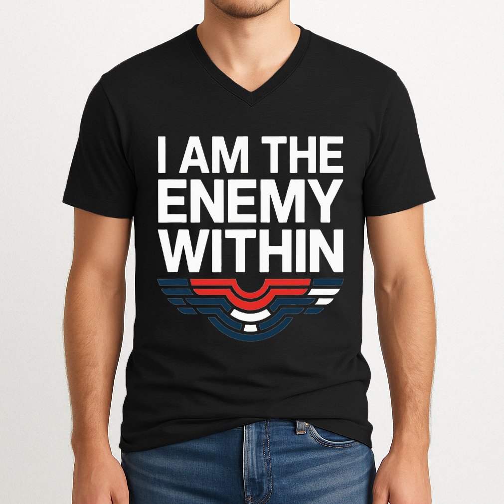 I Am The Enemy Within V-Neck T-Shirt