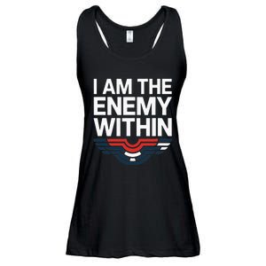 I Am The Enemy Within Ladies Essential Flowy Tank