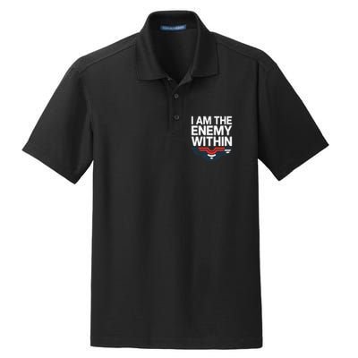 I Am The Enemy Within Dry Zone Grid Polo