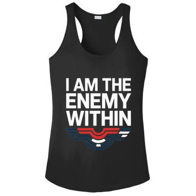 I Am The Enemy Within Ladies PosiCharge Competitor Racerback Tank