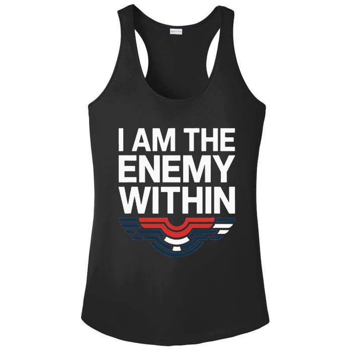 I Am The Enemy Within Ladies PosiCharge Competitor Racerback Tank