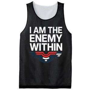 I Am The Enemy Within Mesh Reversible Basketball Jersey Tank