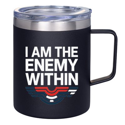 I Am The Enemy Within 12oz Stainless Steel Coffee Mug