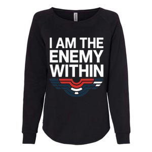 I Am The Enemy Within Womens California Wash Sweatshirt