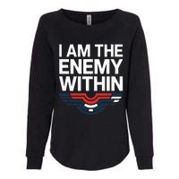 I Am The Enemy Within Womens California Wash Sweatshirt