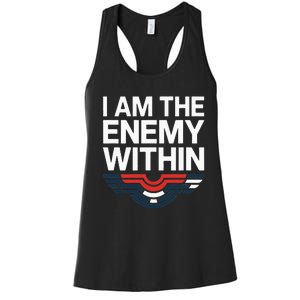 I Am The Enemy Within Women's Racerback Tank