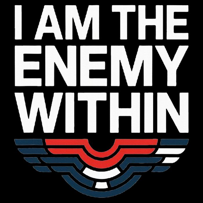 I Am The Enemy Within Pom Pom 12in Knit Beanie