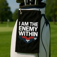 I Am The Enemy Within Golf Towel