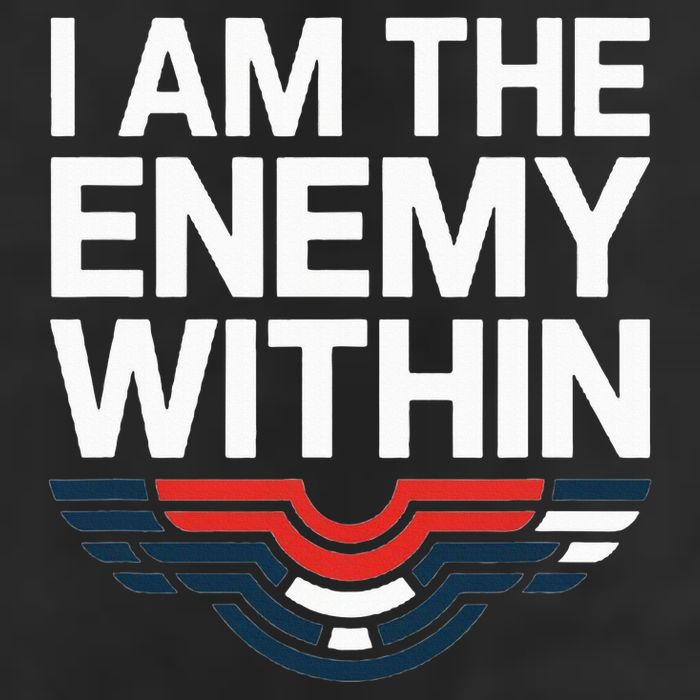 I Am The Enemy Within Golf Towel