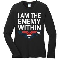 I Am The Enemy Within Ladies Long Sleeve Shirt