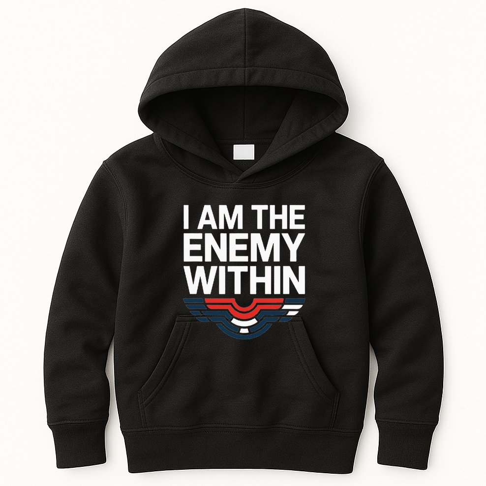 I Am The Enemy Within Kids Hoodie