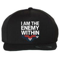 I Am The Enemy Within Wool Snapback Cap