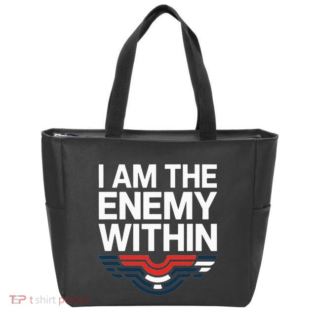 I Am The Enemy Within Zip Tote Bag
