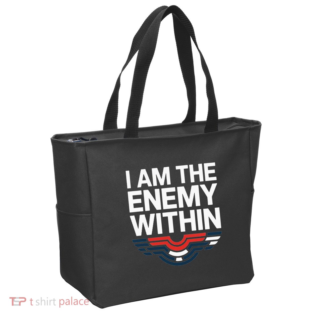 I Am The Enemy Within Zip Tote Bag