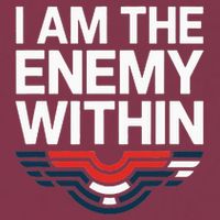 I Am The Enemy Within 16oz Travel Tumbler