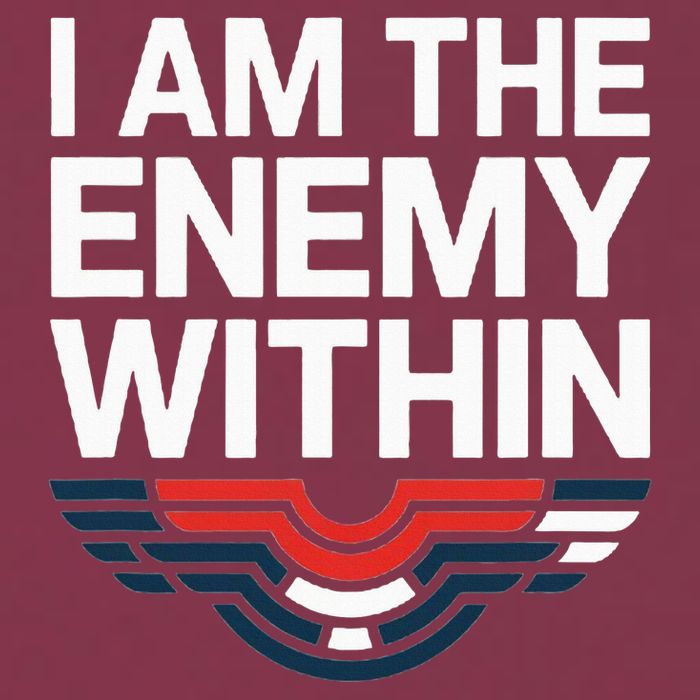 I Am The Enemy Within 16oz Travel Tumbler