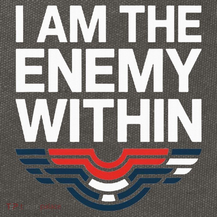 I Am The Enemy Within Cotton Canvas Backpack