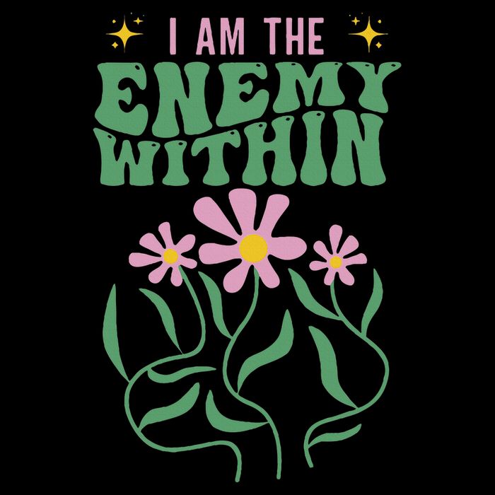 I Am The Enemy Within This Year Pun Mousepad