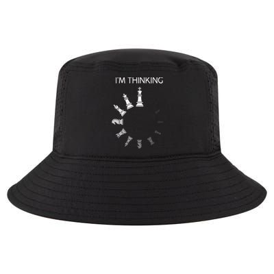 I Am Thinking Chess Pieces Im Thinking Chess Player Lover Cool Comfort Performance Bucket Hat