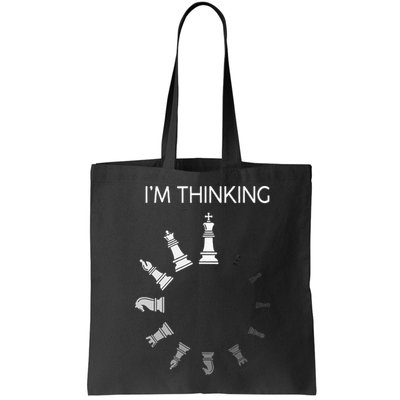 I Am Thinking Chess Pieces Im Thinking Chess Player Lover Bag