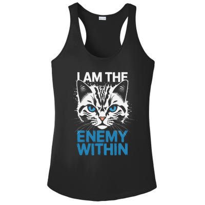 I Am The Enemy Within Funny Kamala Harris 2024 Ladies PosiCharge Competitor Racerback Tank