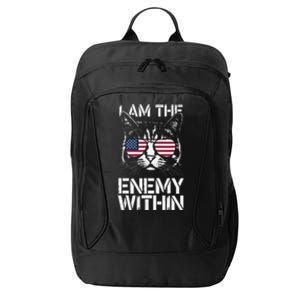 I Am The Enemy Within Funny Kamala Harris 2024 Merch City Backpack