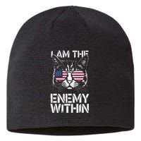 I Am The Enemy Within Funny Kamala Harris 2024 Merch Sustainable Beanie