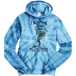 I Am The Twister Scary Storm Tornado Weather Costume Tie Dye Hoodie