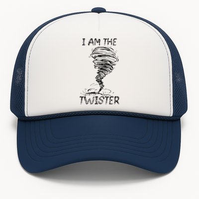 I Am The Twister Scary Storm Tornado Weather Costume Trucker Hat