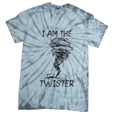 I Am The Twister Scary Storm Tornado Weather Costume Tie-Dye T-Shirt