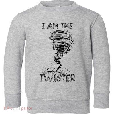 I Am The Twister Scary Storm Tornado Weather Costume Toddler Sweatshirt