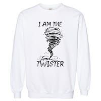 I Am The Twister Scary Storm Tornado Weather Costume Garment-Dyed Sweatshirt