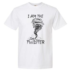 I Am The Twister Scary Storm Tornado Weather Costume Garment-Dyed Heavyweight T-Shirt