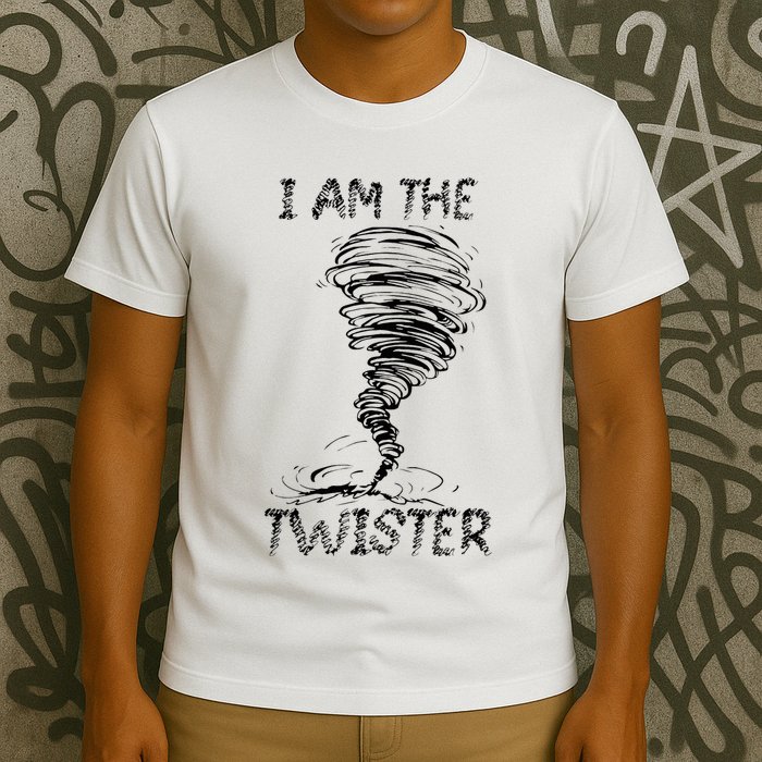 I Am The Twister Scary Storm Tornado Weather Costume T-Shirt