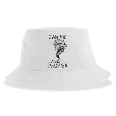 I Am The Twister Scary Storm Tornado Weather Costume Sustainable Bucket Hat