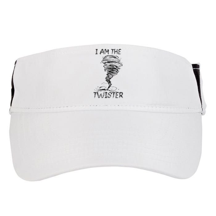 I Am The Twister Scary Storm Tornado Weather Costume Adult Drive Performance Visor